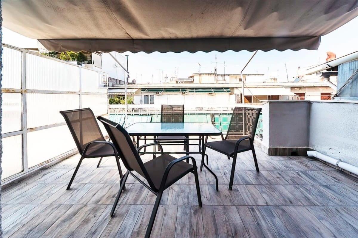 Topfloor Central Apt With Urban Views,3' To Metro アテネ エクステリア 写真